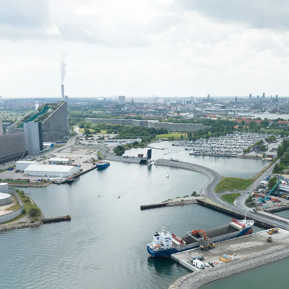 Droneindhold, vand, københavn, udvikling i et byggeprojekt
