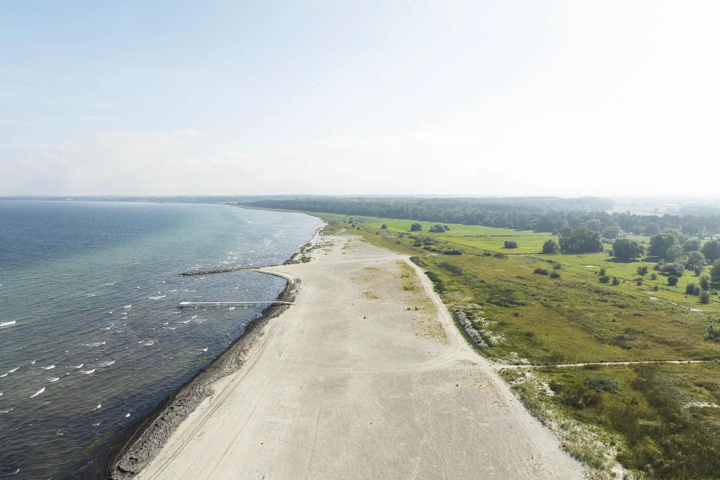 Case Køge Kyst, landskabs billede med havudsigt.