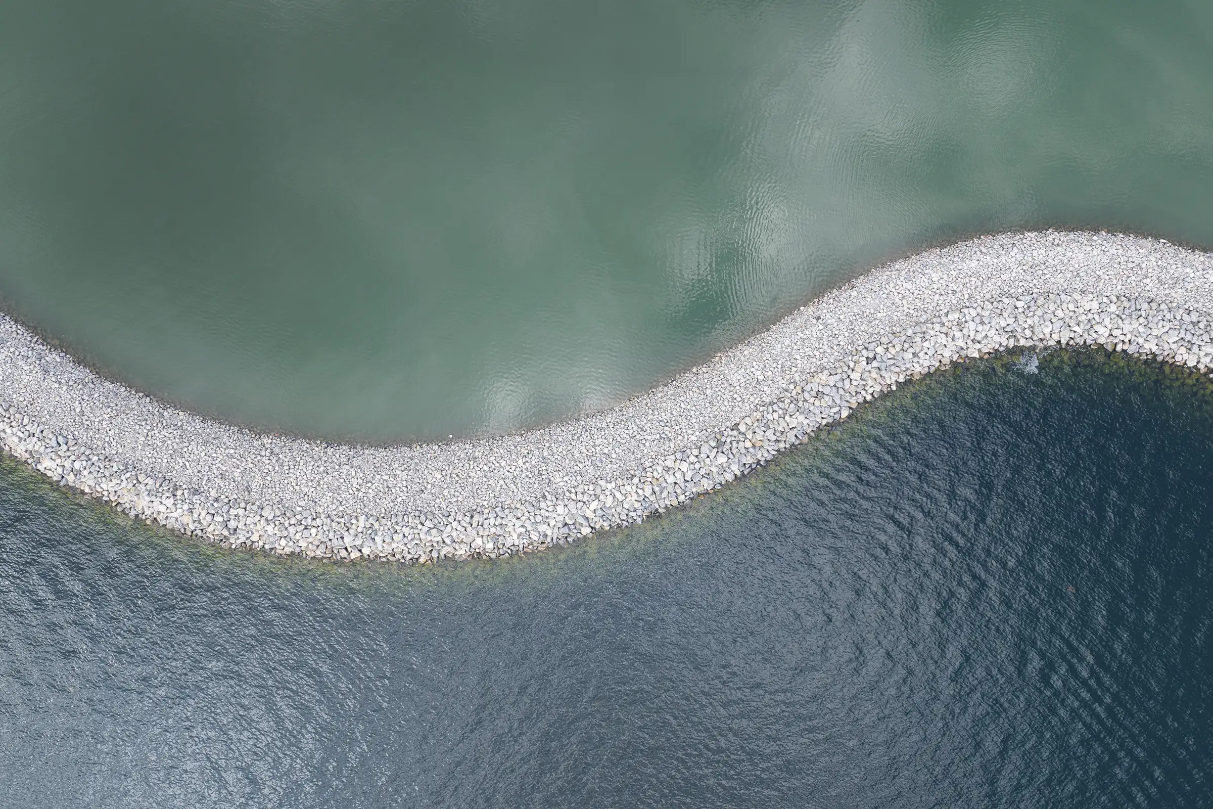 Dronefoto, Lynetteholm case, havudsigt, perspektiv