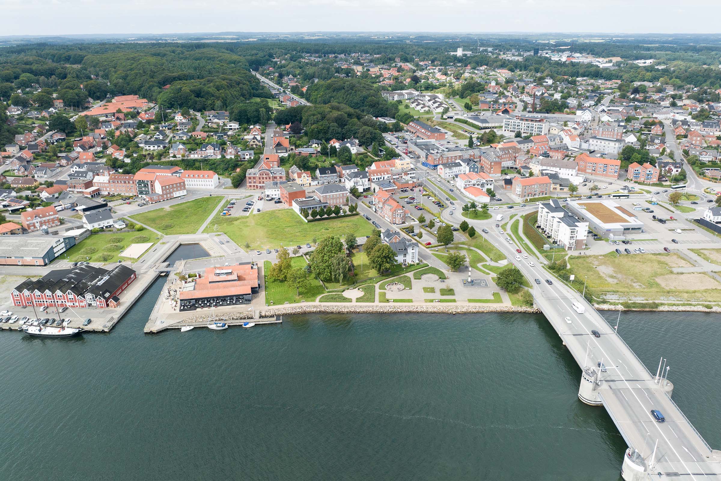 Case Stedet Tæller X, dronefoto, udsigt, byggerier.