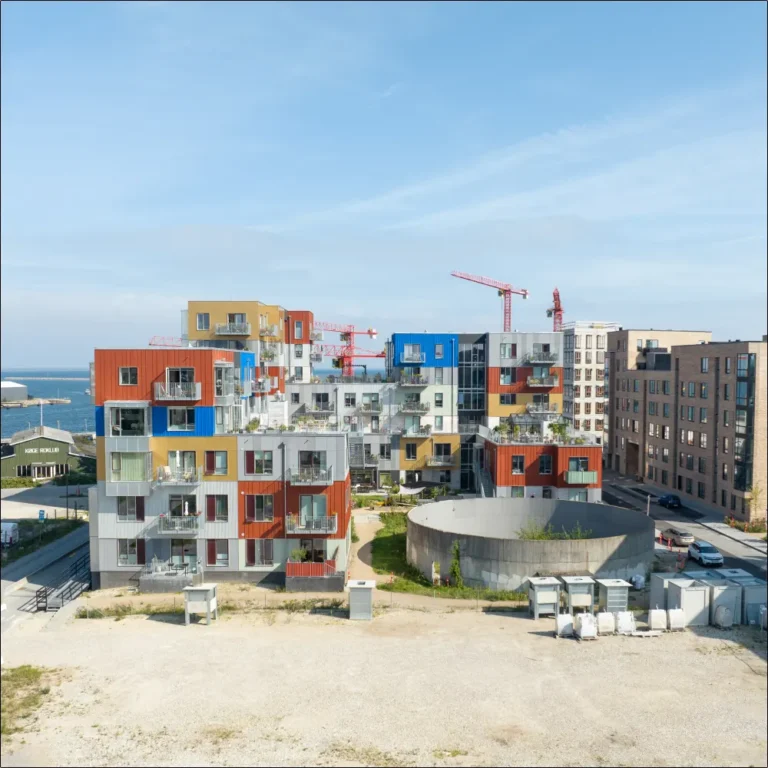 Priser til vores dronevideo og dronefotos, byggeprojekt, udvikling.