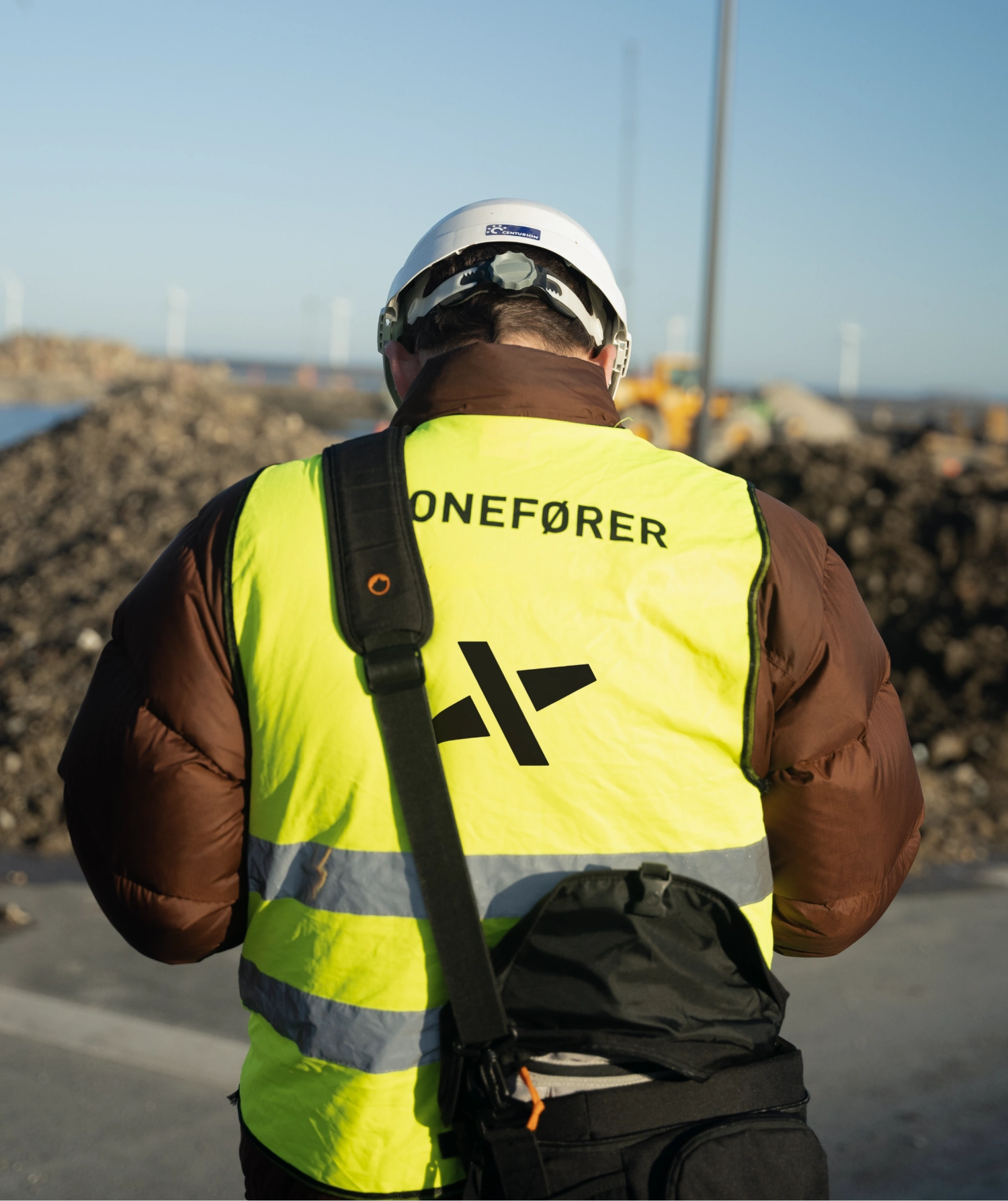 Professionel drone video team, medarbejder, Drone.Content. Sikkerhed.
