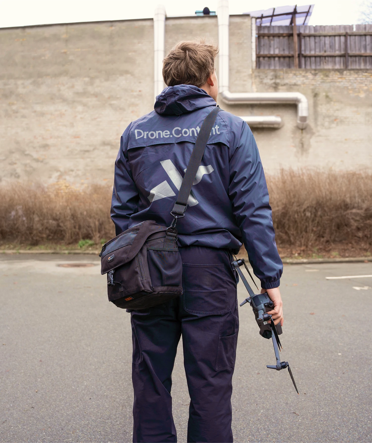 Professionel drone video team, medarbejder, Drone.Content.